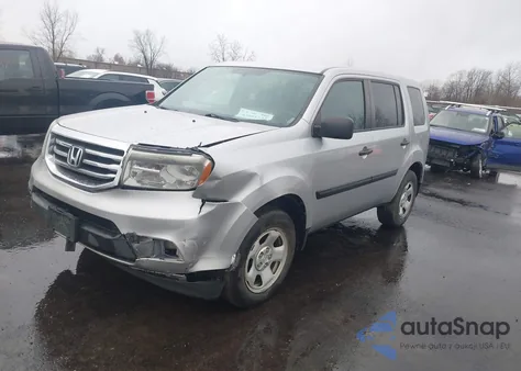 2013 Honda Pilot Lx из США, поврежденный, VIN 5FNYF3H26DB041894